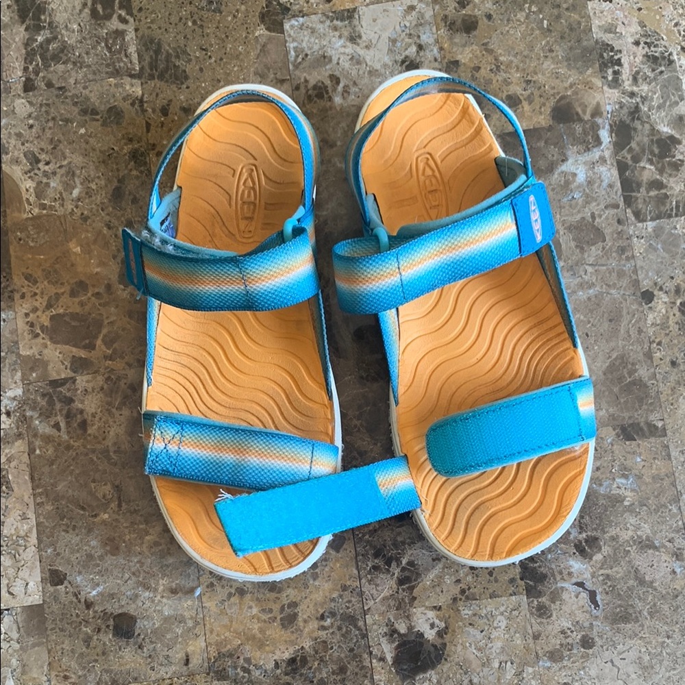 Keen Blue and Orange Outdoor Sandals - Picture 11 of 16